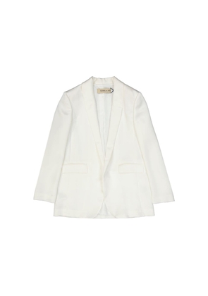 BLANCA VITA White Polyester Jackets And Coat - 40