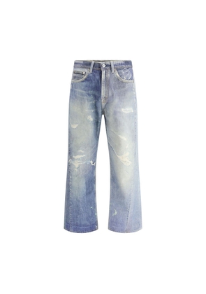 Our Legacy Blue Cotton Relaxed Fit Jeans - W30
