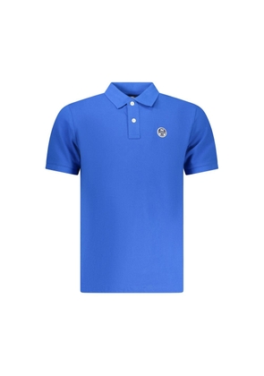 North Sails Blue Cotton Men's Polo Shirt - S