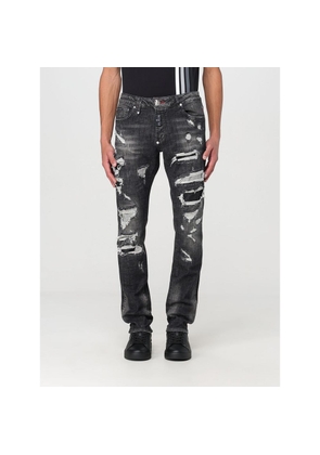 Philipp Plein Gray Denim Slim Fit Jeans - W33