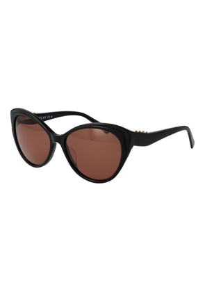 Replay Black Plastic Sunglasses
