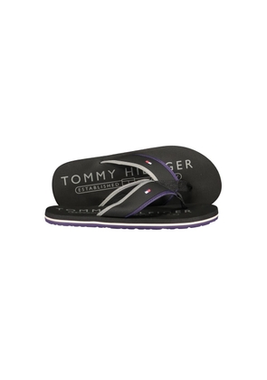 Tommy Hilfiger Nero Poliestere Men Ciabatta - EU40/US7