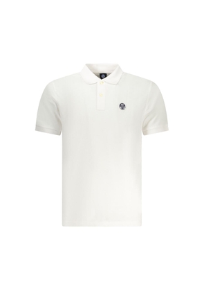 North Sails White Cotton Men's Polo Shirt - S