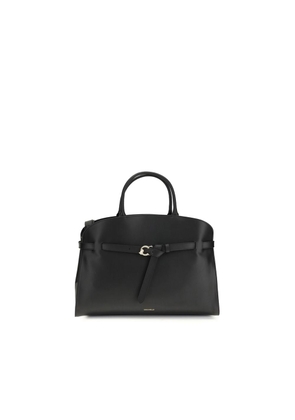 Coccinelle Black Calf Leather Bos Taurus Handbag