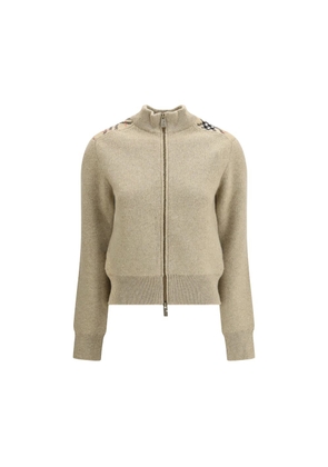Burberry Beige Wool Cardigan - L