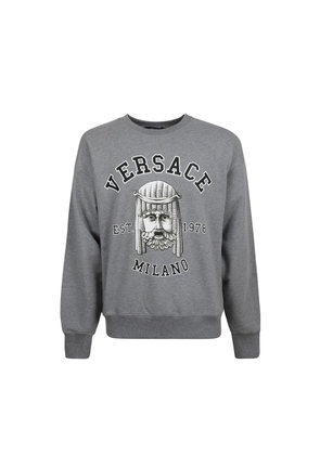 Versace Gray Cotton Sweatshirt - L