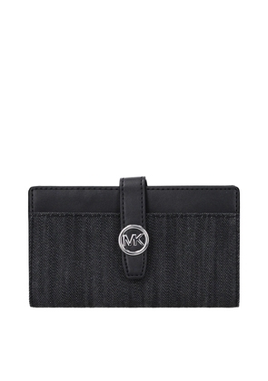 Michael Kors Black Fabric Wallet