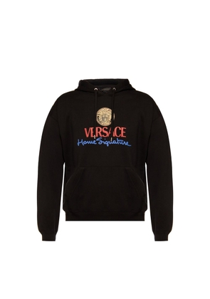 Versace Black Cotton Sweatshirt - M