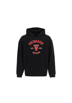 Versace Black Cotton Sweatshirt - L