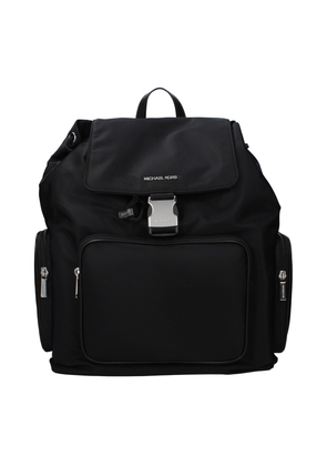 Michael Kors Black Fabric Backpack