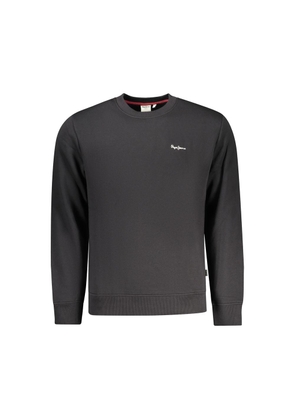 Pepe Jeans Black Polyester Men's Sweatshirt - XXL