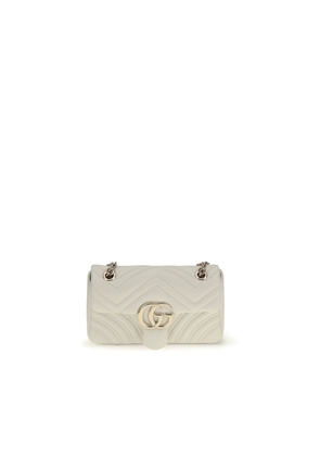 Gucci White Calf Leather Bos Taurus Handbag