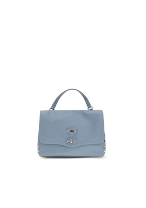 Zanellato Light Blue Calf Leather Bos Taurus Handbag