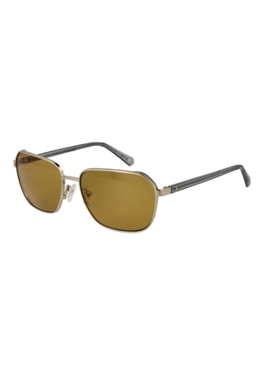 Guess Gold Metal Sunglasses