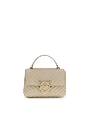 PINKO Beige Calf Leather Bos Taurus Wallet