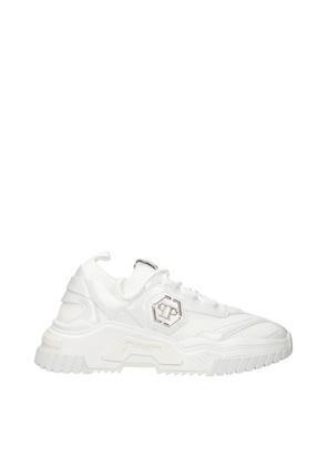 Philipp Plein White Fabric Chunky Sneakers - EU40/US7