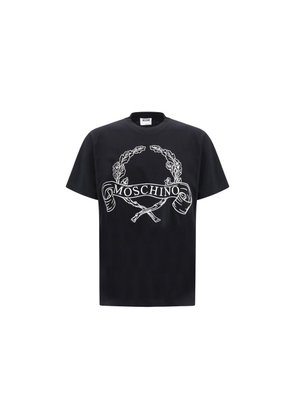 Moschino Black Cotton T-Shirt - L