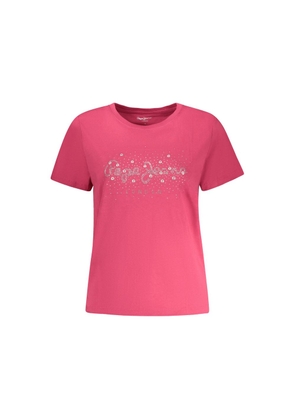 Pepe Jeans Rosa Cotton Women T-Shirt - XS