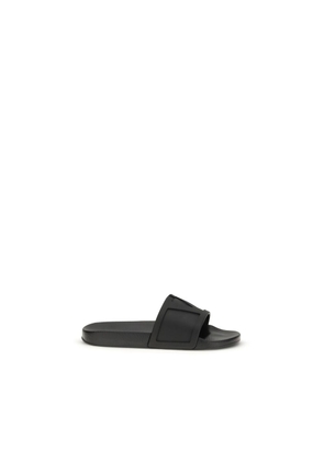 Valentino Garavani Black Rubber Sandals - EU42/US9