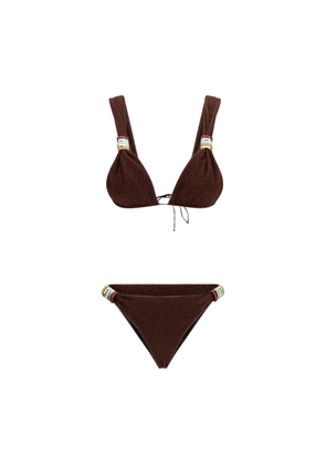 Oséree Brown Polyamide Bikini - S