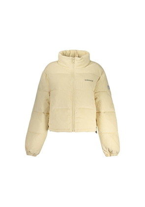 Guess Jeans Beige Polyester Full-Length Jacket - XS