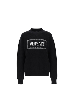 Versace Black Wool Sweatshirt - 38