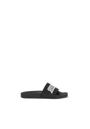 Balenciaga Black Rubber Sandals - EU40/US7