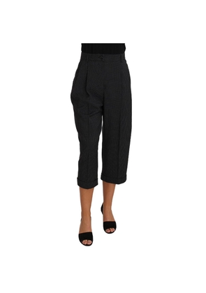 Dolce & Gabbana Black Cotton Pants - IT42