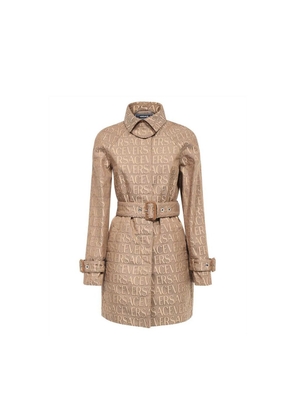 Versace Beige Cotton Coat - 40