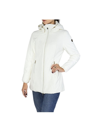 Yes Zee White Polyamide Coat - XXL