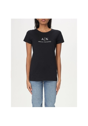 Armani Exchange Black Cotton T-Shirt - S