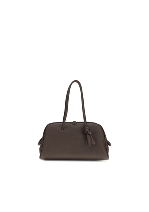 Jacquemus Brown Calf Leather Bos Taurus Handbag