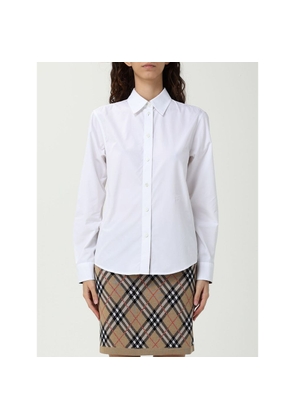 Burberry White Cotton Dress Shirt - 8