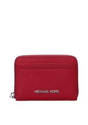 Michael Kors Red Leather Cardholder