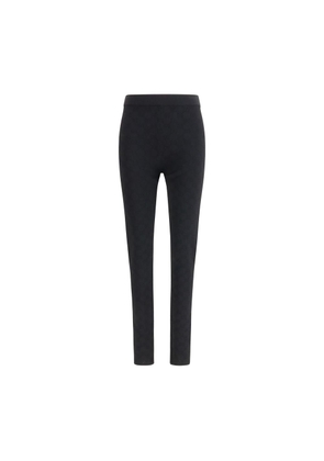 Gucci Black Viscose Leggings - M