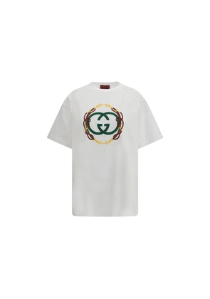 Gucci White Cotton T-Shirt - M