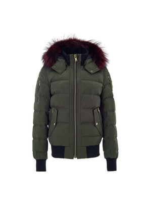 Moose Knuckles Green Cotton Bomber - S