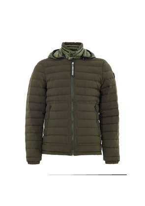 Moose Knuckles Green Nylon Coat - M