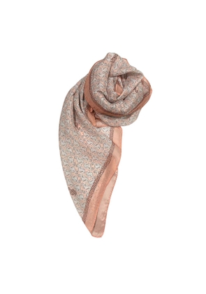 Borbonese Pink Silk Women Scarf