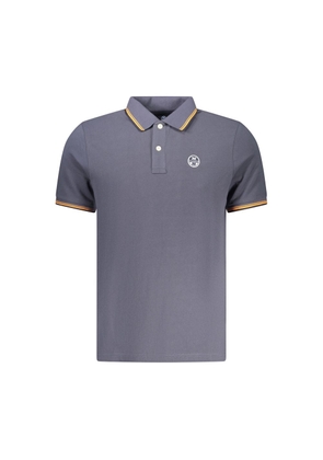 North Sails Blue Cotton Men's Polo Shirt - S