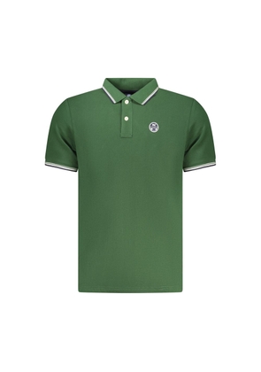 North Sails Verde Cotton Men Polo Shirt - S