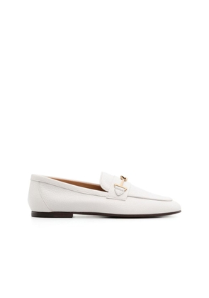 Tod's White Calfskin Slip-On Loafers - EU36/US6