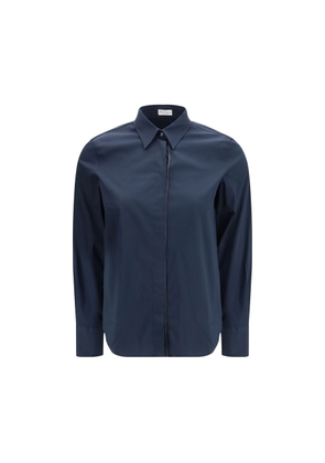 Brunello Cucinelli Blue Cotton Dress Shirt - L