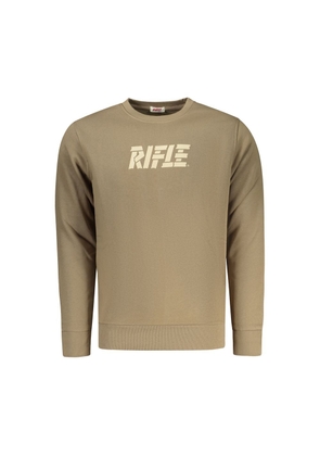 Rifle Marrone Cotton Men's Sweatshirt - L