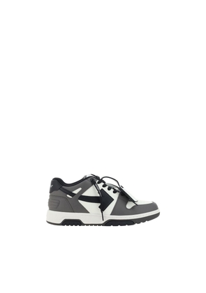Off-White Gray Calf Leather Bos Taurus Low Top Sneakers - EU42.5/US9.5