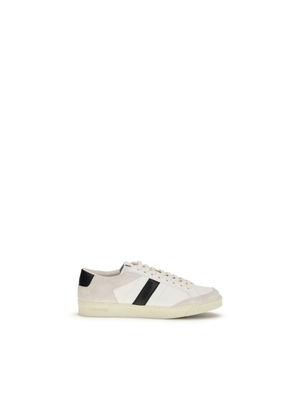 Tom Ford White Calf Leather Bos Taurus Low Top Sneakers - EU40/US7
