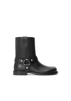 Loewe Black Calfskin Ankle Boots - EU40/US7