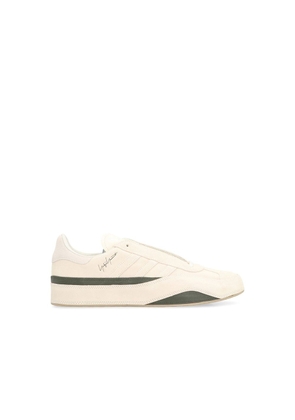 Y-3 White Calfskin Low Top Sneakers - EU46.5/US13.5