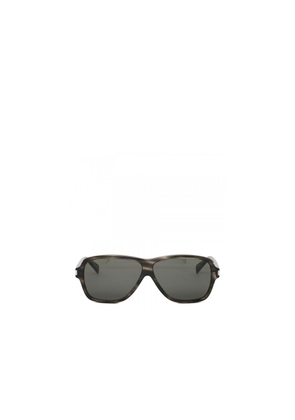 Saint Laurent Gray Acetate Sunglasses