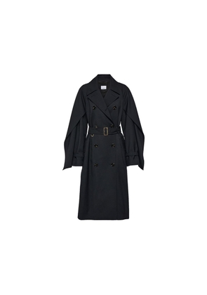 Burberry Black Polyester Coat - 40
